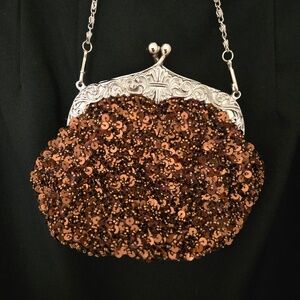 Sequined small purse